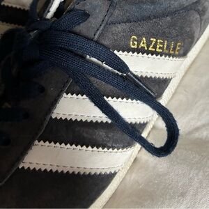 Adidas Gazelle Girls/Boys Shoes - Navy and White